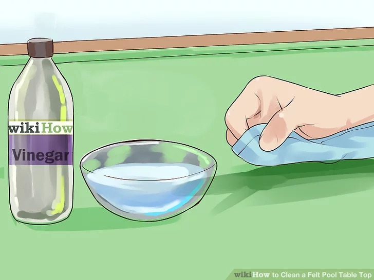 Use vinegar to lift stains