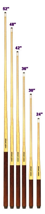 different pool cue sizes example image